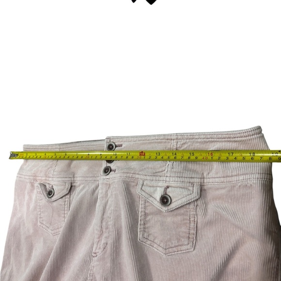 Pilcro and the Letterpress Anthropologie High-Rise Bootcut Corduroy Pink US 16W - Picture 6 of 11